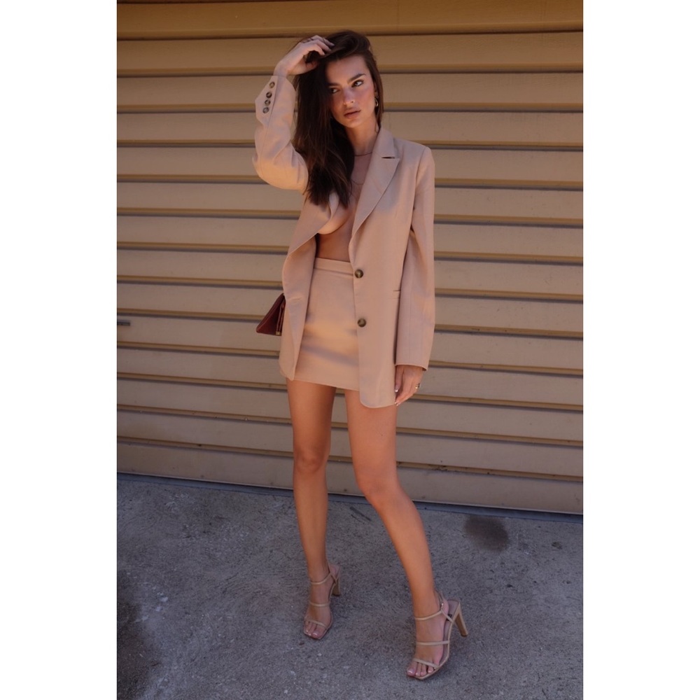 Inamorata Los Feliz Blazer in camel, size XS